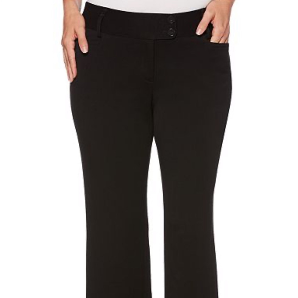 Rafaella navy curvy fit plus size dress pants